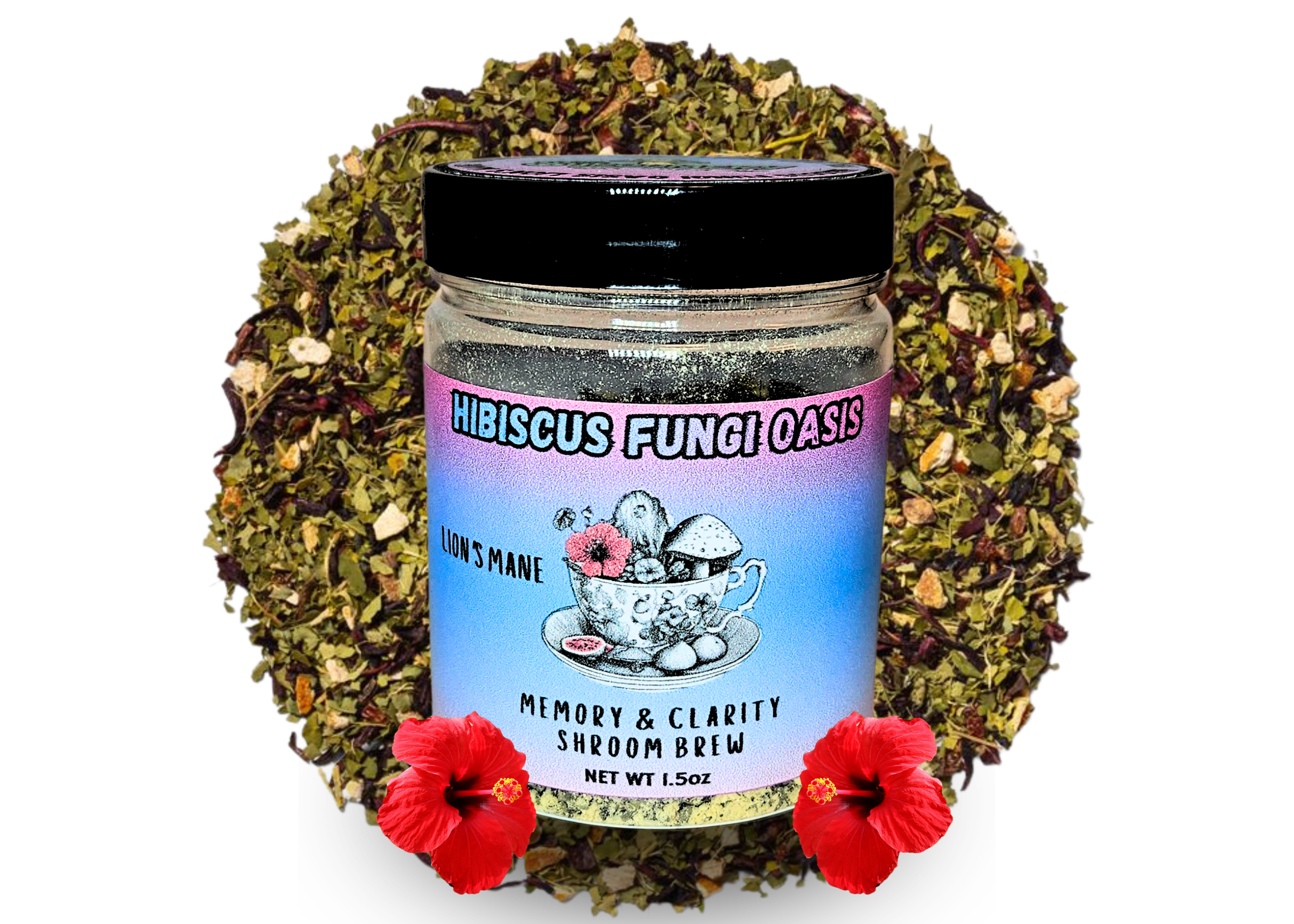 Hibiscus Fungi Oasis Loose Leaf Tea