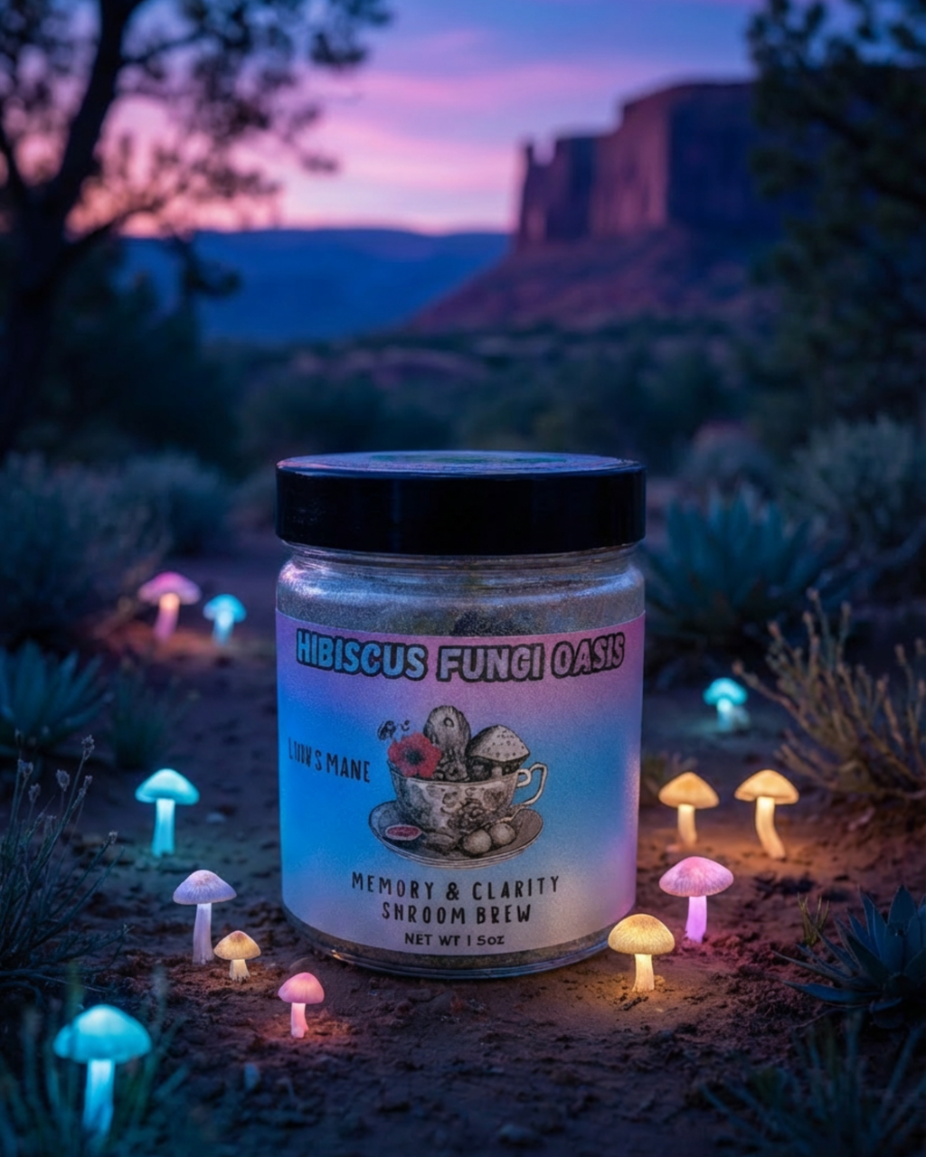 Hibiscus Fungi Oasis Loose Leaf Tea